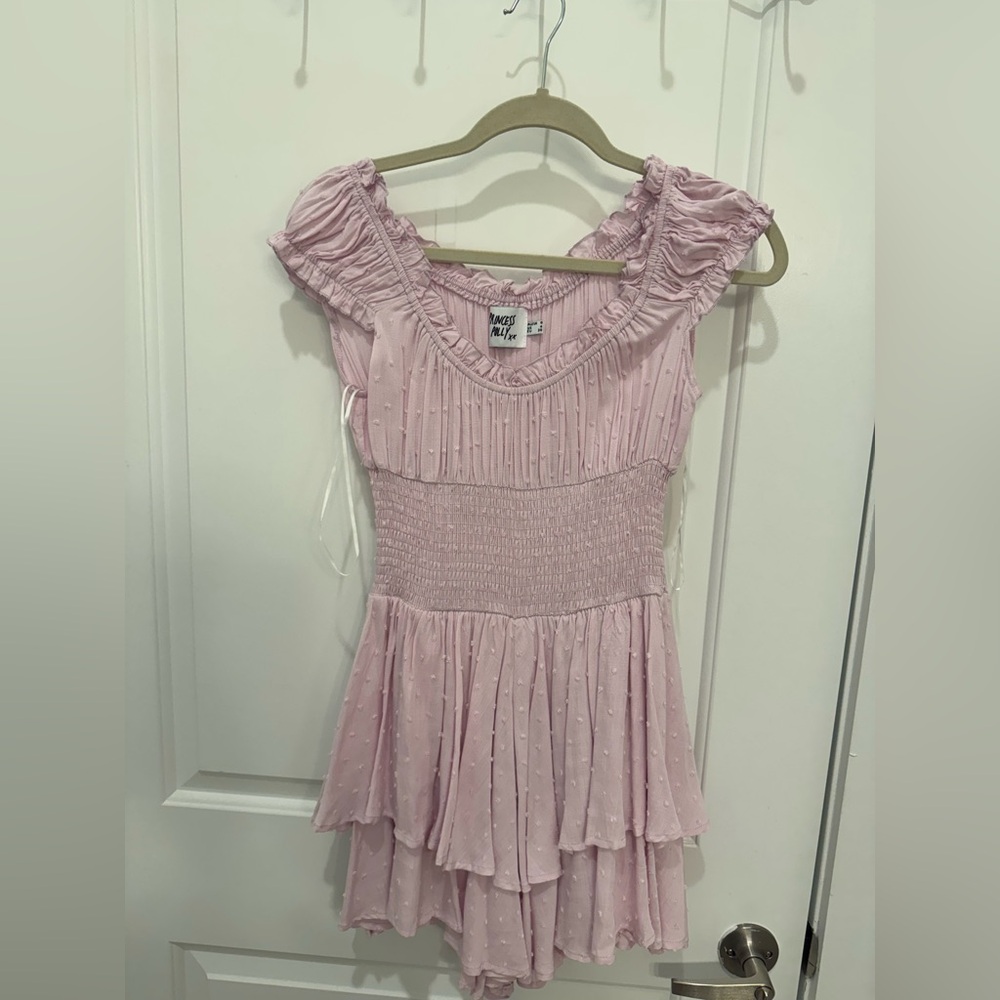 Pink Princess Polly romper